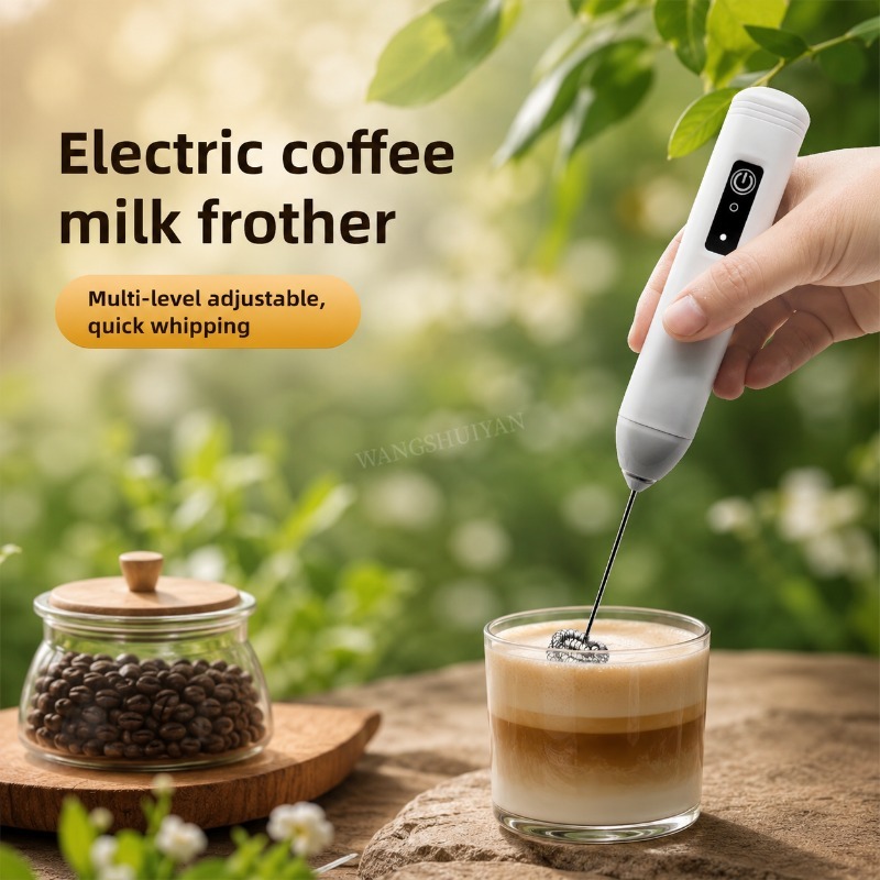 Portable Blender Usb Rechargeable - เครื่องตีฟองนมไฟฟ้าแบบพกพา เครื่องปั่นมือถือ เครื่องทำกาแฟขนาดเล็กแบบ USB เครื่องตีผสม ตีครีมคาปูชิโน่