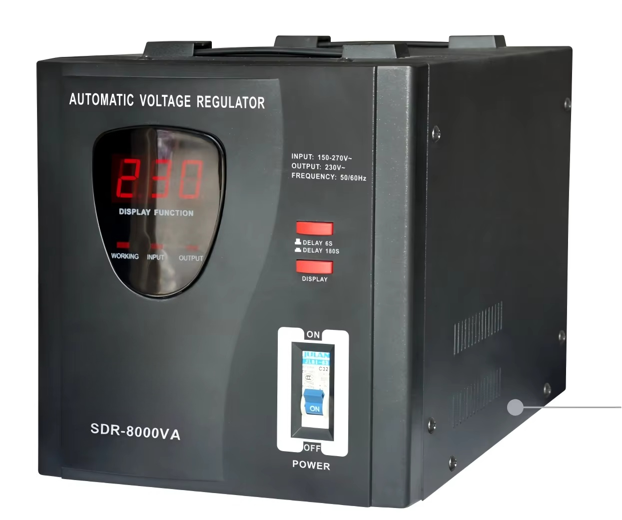 Home Appliances - เครื่องควบคุมแรงดันไฟฟ้าอัตโนมัติ KEBO SDR 8000VA แบบเฟสเดียวชนิดรีเลย์ สำหรับเครื่องใช้ไฟฟ้าภายในบ้าน