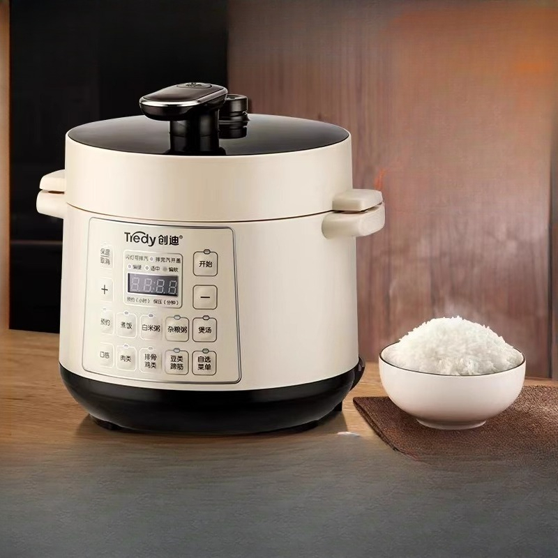 Smart Instant Pressure Cooker - หม้อหุงข้าวไฟฟ้าความจุ 4 ลิตร ควบคุมอัจฉริยะ ตั้งเวลาหน่วงเวลา ฟังก์ชั่นอุ่นอาหาร