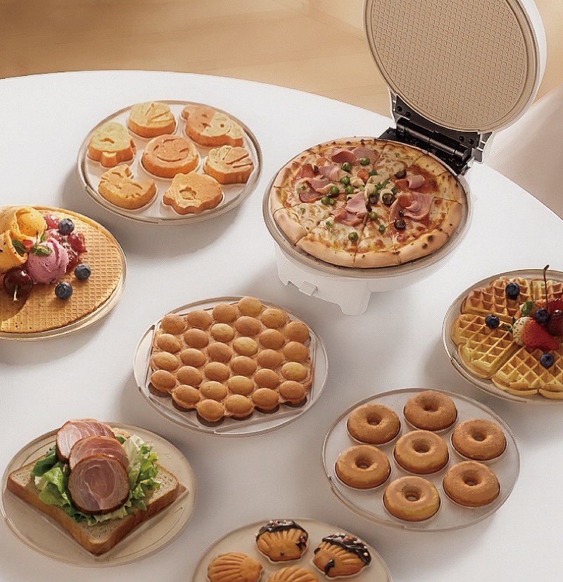 Mini Waffle Maker Machine - 750W มินิเครื่องทําแซนวิชไฟฟ้าแพนเค้ก Maker Timing เครื่องทําวาฟเฟิล Quick