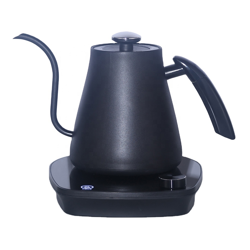 Electric Kettle Temperature Control - กาต้มน้ำไฟฟ้าลายไม้แบบคอห่าน พร้อมระบบควบคุมอุณหภูมิ สำหรับชงชาและกาแฟ เครื่องชงกาแฟแบบเทเองสำหรับใช้ในบ้าน