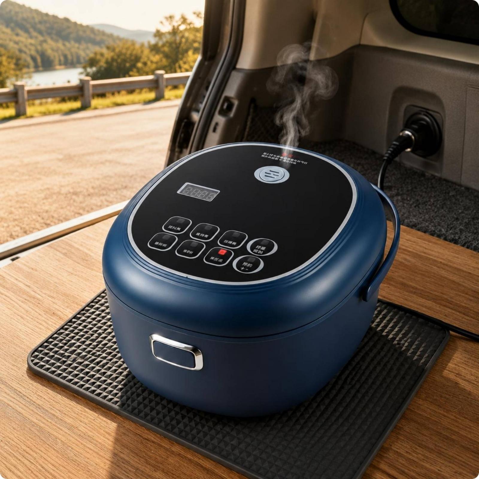 Small Appliances - หม้อหุงข้าวแบบพกพา หม้อหุงข้าวแบบพกพาที่ใช้ได้กับการเดินทางบนท้องถนน เครื่องใช้ไฟฟ้าขนาดเล็กขนาดกะทัดรัด รถยนต์ รถบรรทุก การเดินทางบนท้องถนน
