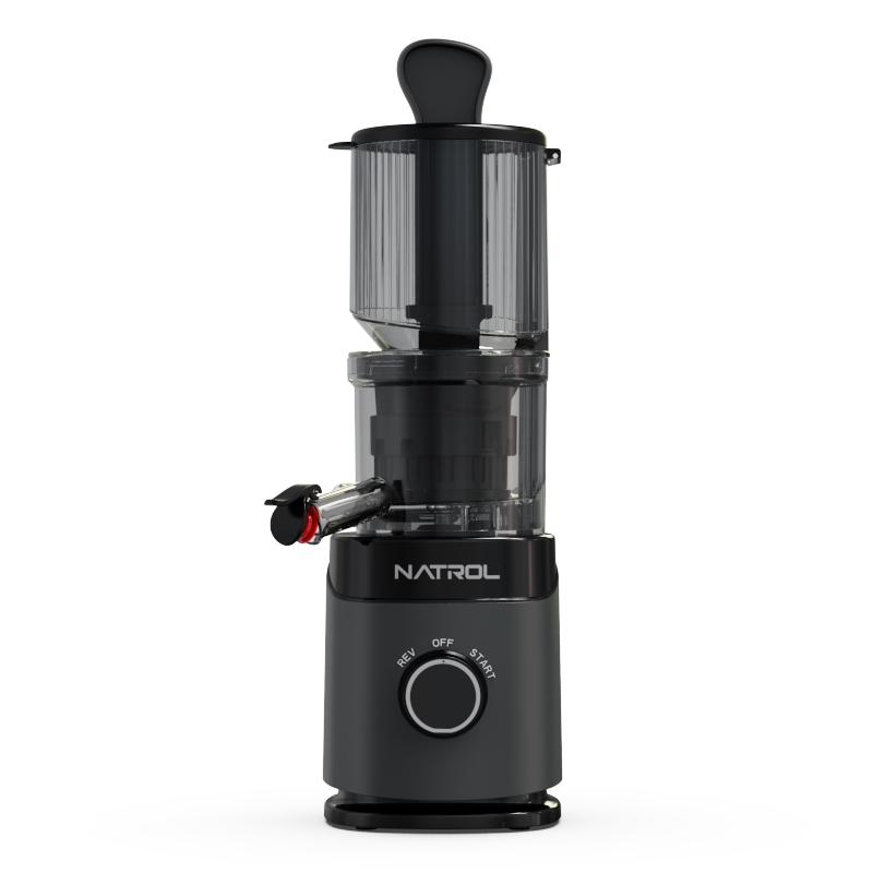 Electric Slow Juicer Cold Press - เครื่องคั้นน้ำผลไม้แบบปากกว้างอัจฉริยะ สำหรับไอศกรีม มิลค์เชค ผลไม้ทั้งลูก ใช้งานง่าย ทำความสะอาดง่าย