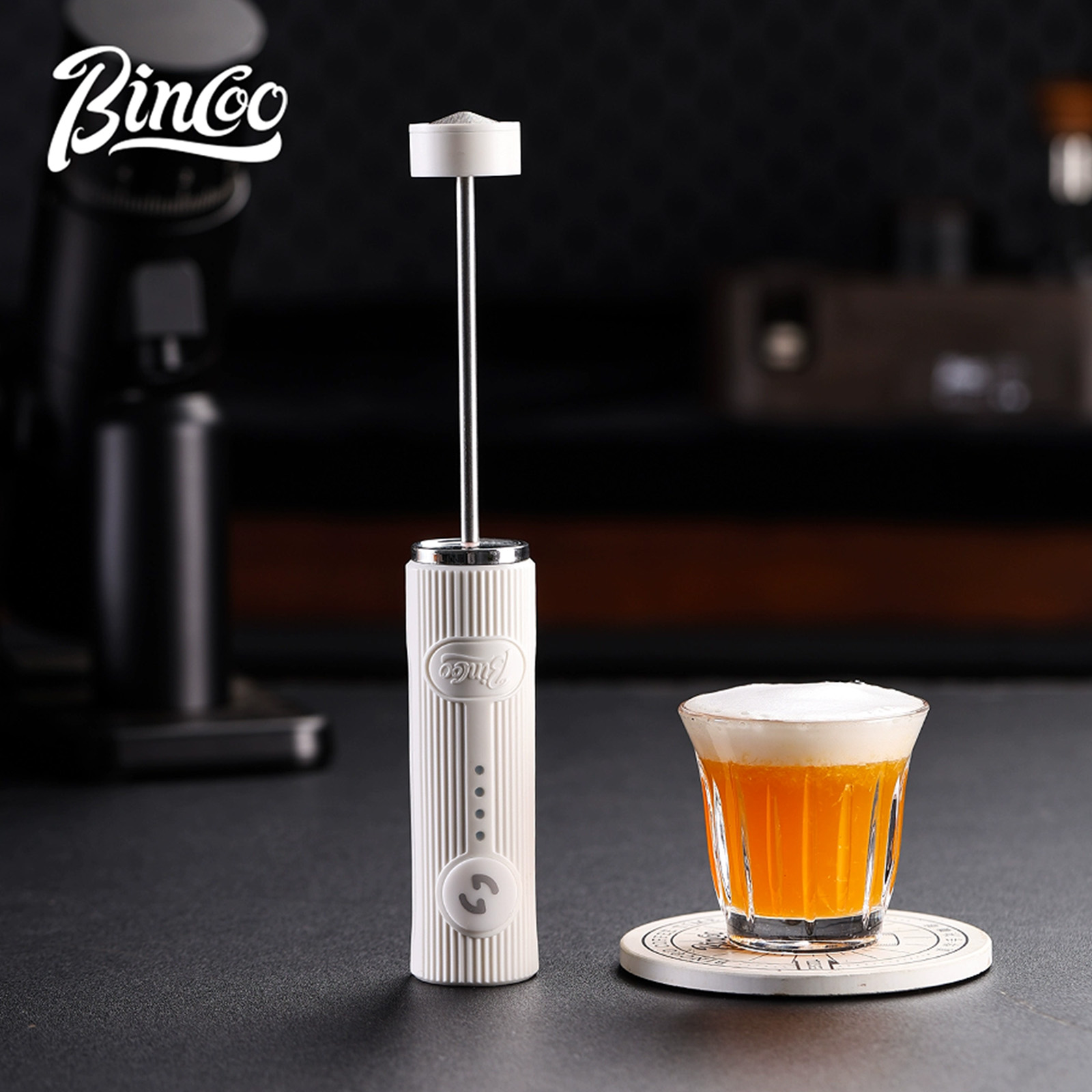 Electric Milk Frother Handheld - Bincoo ใหม่นม Foamer กาแฟปัด Mixer เครื่องปั่นไฟฟ้าไข่