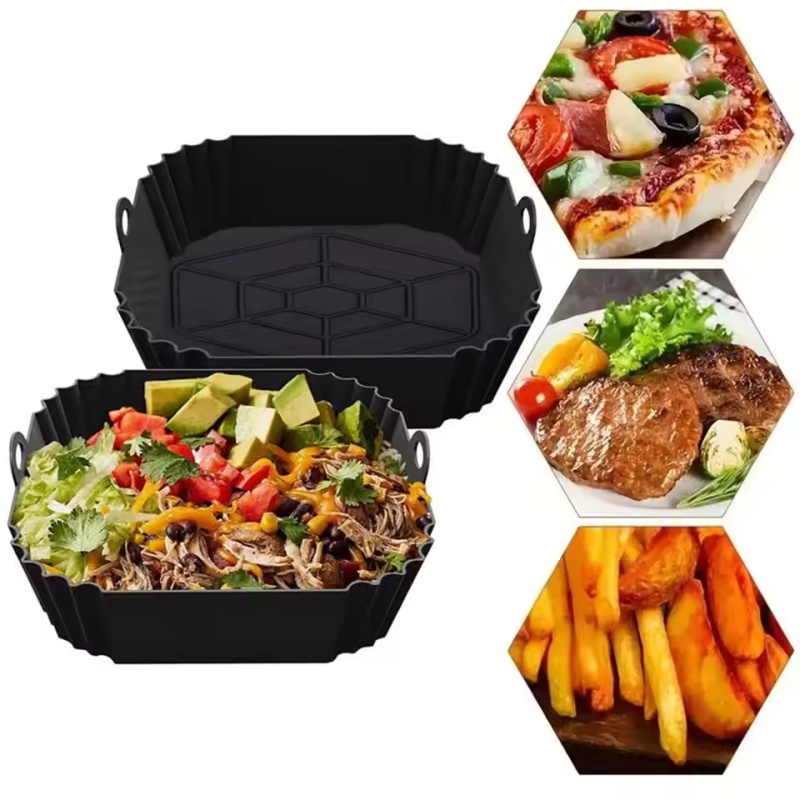 Air Fryer Silicone Pot Liner - 1 PC ซิลิโคน Air Fryer หม้อถาด
