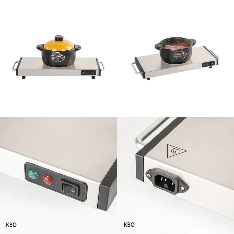 Small Appliances - KW-2041 แผ่นฉนวนไฟฟ้าสแตนเลสสำหรับใช้ในร่ม แผ่นฉนวนอาหารฤดูหนาว เครื่องใช้ไฟฟ้าขนาดเล็ก อาหารปรุงสุก