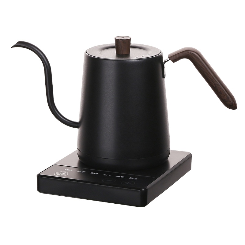 Electric Kettle Temperature Control - กาต้มน้ำไฟฟ้าคอห่านสแตนเลสขนาดเล็ก ควบคุมอุณหภูมิได้ สำหรับชงกาแฟและชา