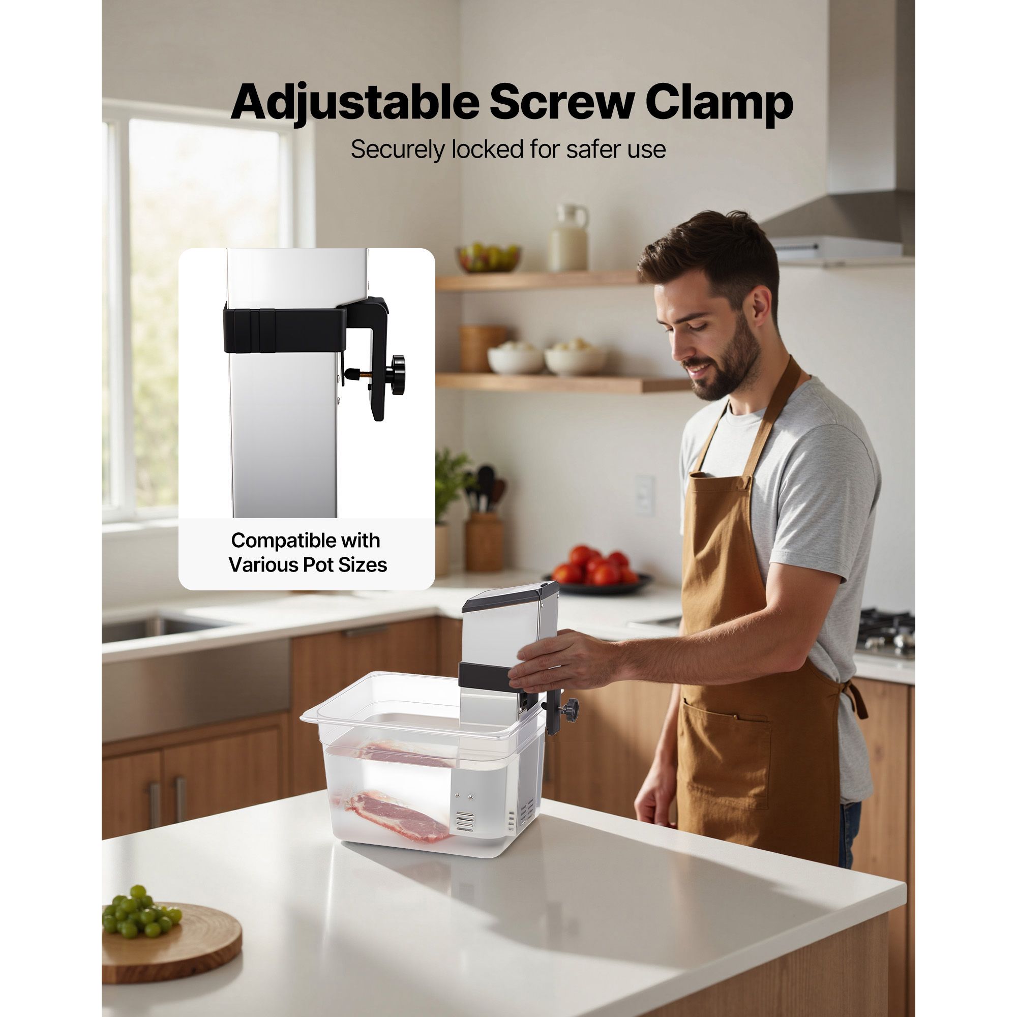 เครื่องทำอาหารซูวีด 1500W พร้อ - Digital Sous Vide Precision Cooker บทวิจารณ์และราคา