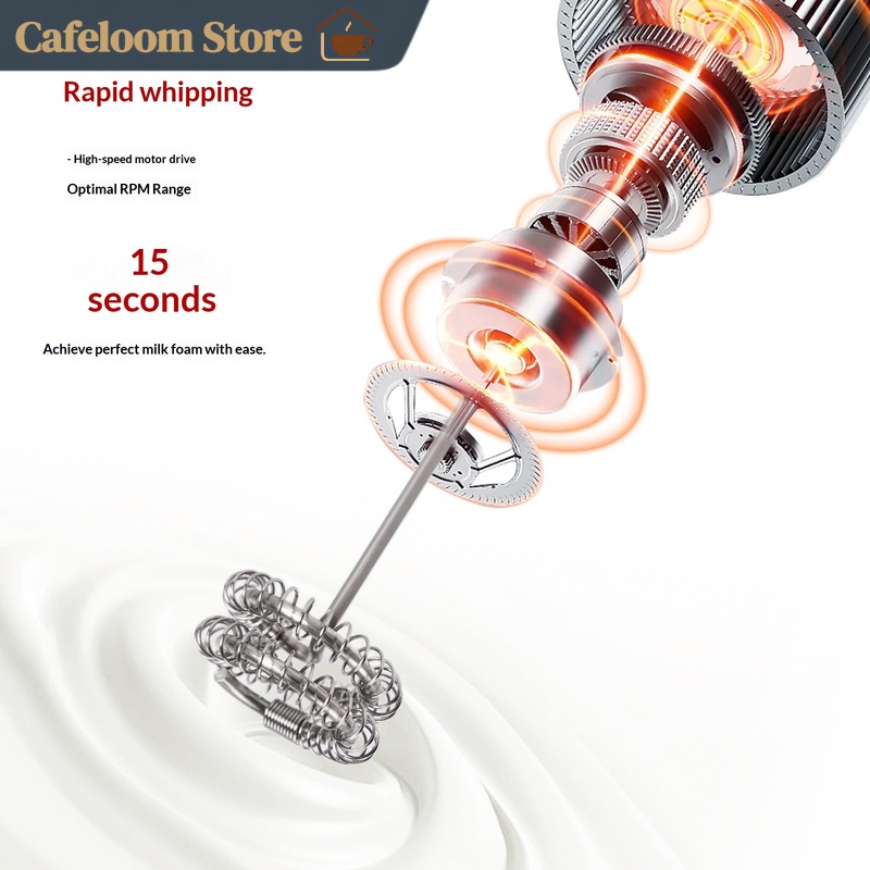 เครื่องตีฟองนมไฟฟ้าแบบพกพา Cof - Electric Milk Frother Handheld บทวิจารณ์และราคา