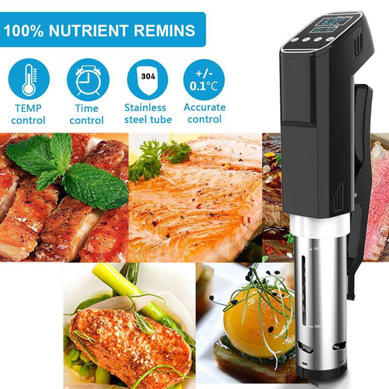 1000W นาฬิกาดิจิตอลสุญญากาศ So - Digital Sous Vide Precision Cooker บทวิจารณ์และราคา
