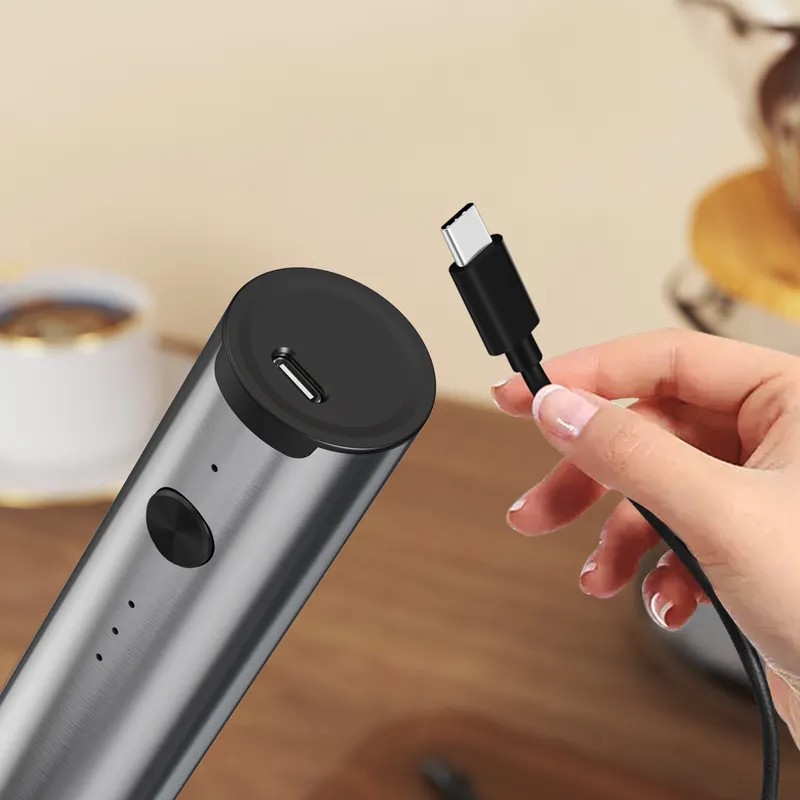 ไร้สายไฟฟ้ามินินม Frother กาแฟ - Immersion Hand Blender Set บทวิจารณ์และราคา
