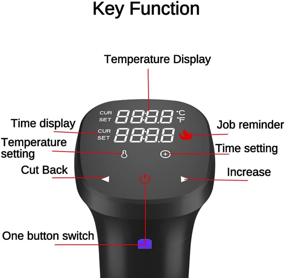 Sous Vide เครื่องหม้อหุงข้าวสํ - Digital Sous Vide Precision Cooker บทวิจารณ์และราคา