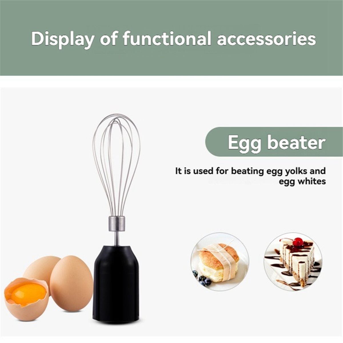 วิลวิลล์เครื่องปั่นมือไฟฟ้า 5  - Immersion Hand Blender Set บทวิจารณ์และราคา
