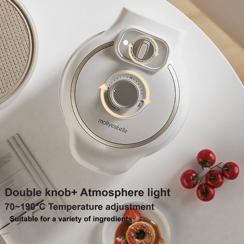 750W มินิเครื่องทําแซนวิชไฟฟ้า - Mini Waffle Maker Machine บทวิจารณ์และราคา