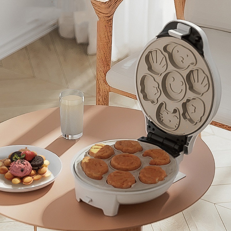 750W มินิเครื่องทําแซนวิชไฟฟ้า - Mini Waffle Maker Machine บทวิจารณ์และราคา