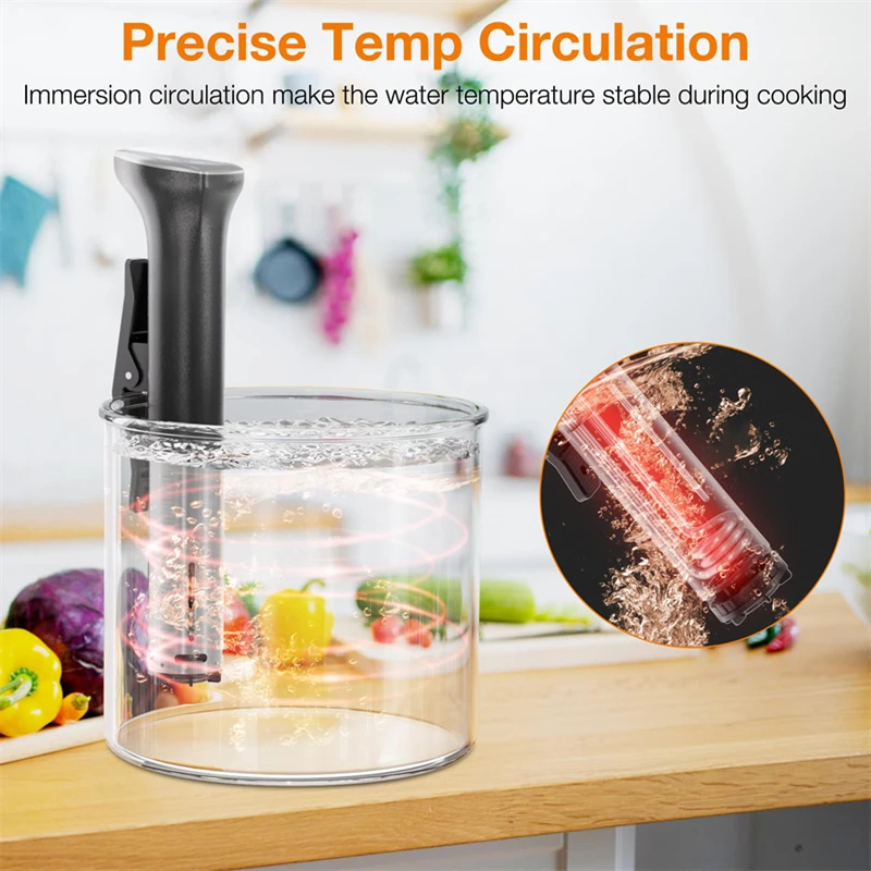 หม้อหุงต้มกันน้ำ 1100 วัตต์, อ - Digital Sous Vide Precision Cooker บทวิจารณ์และราคา