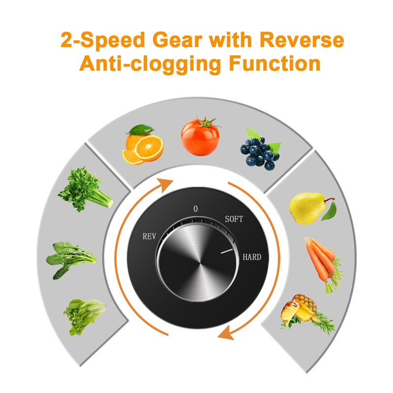 เครื่องคั้นน้ำผลไม้แบบสกัดเย็น - Electric Slow Juicer Cold Press บทวิจารณ์และราคา
