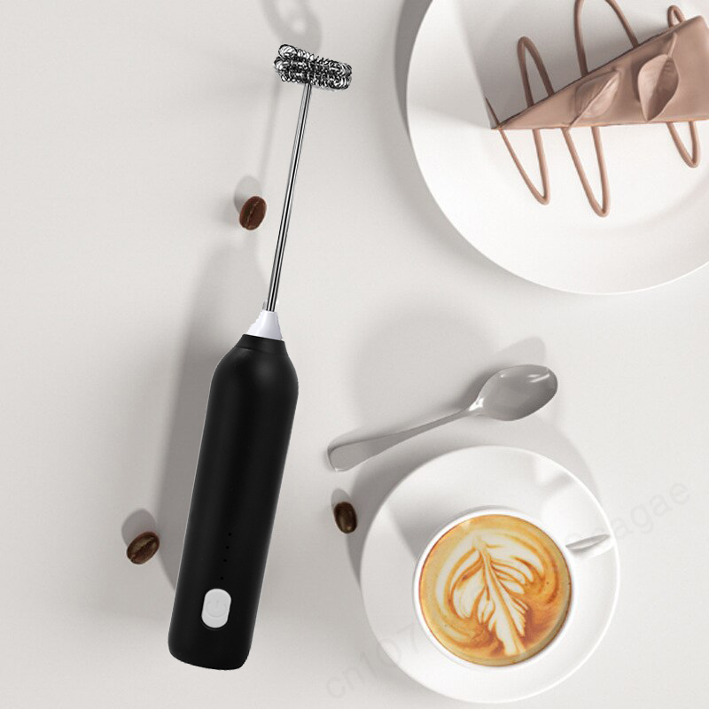 2 In 1 เครื่องตีฟองกาแฟไฟฟ้า + - Electric Milk Frother Handheld บทวิจารณ์และราคา