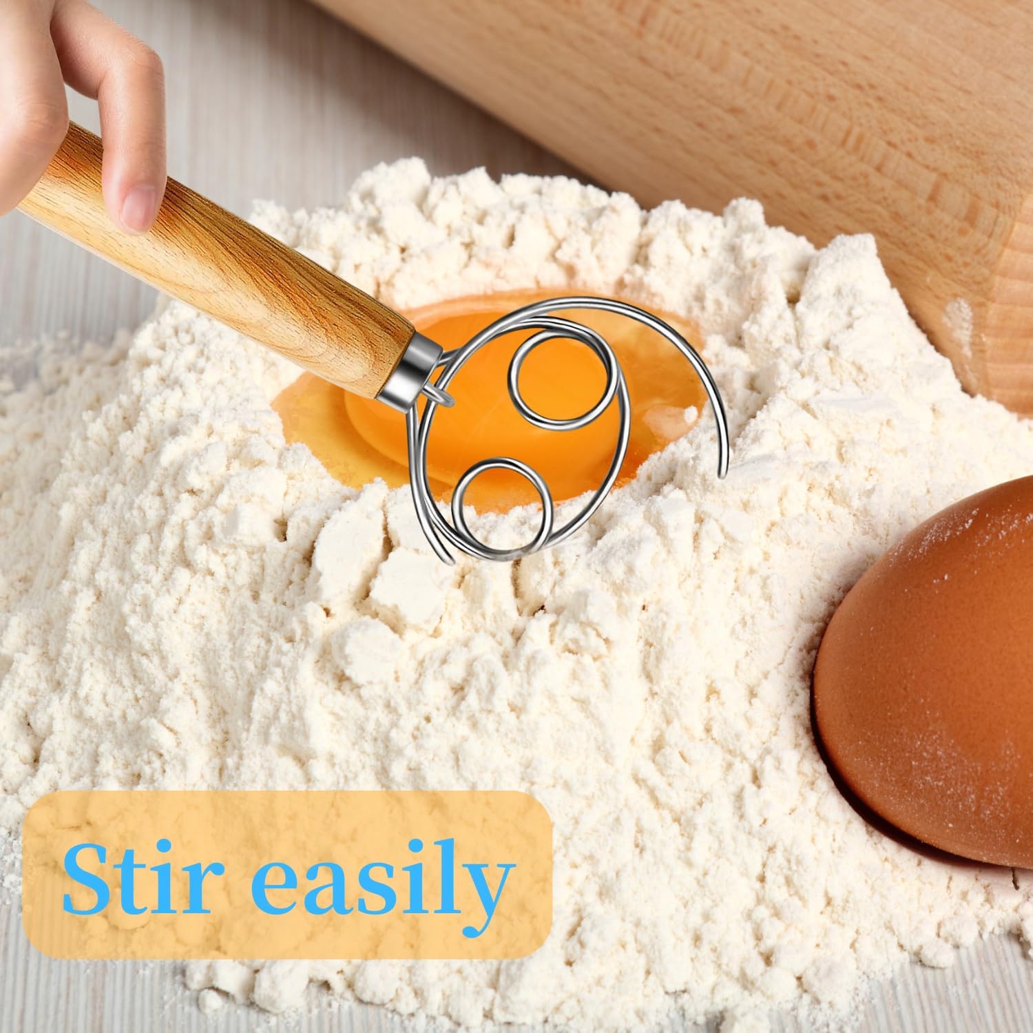 เครื่องผสมแป้งสแตนเลสแบบมือหมุ - Immersion Hand Blender Set บทวิจารณ์และราคา