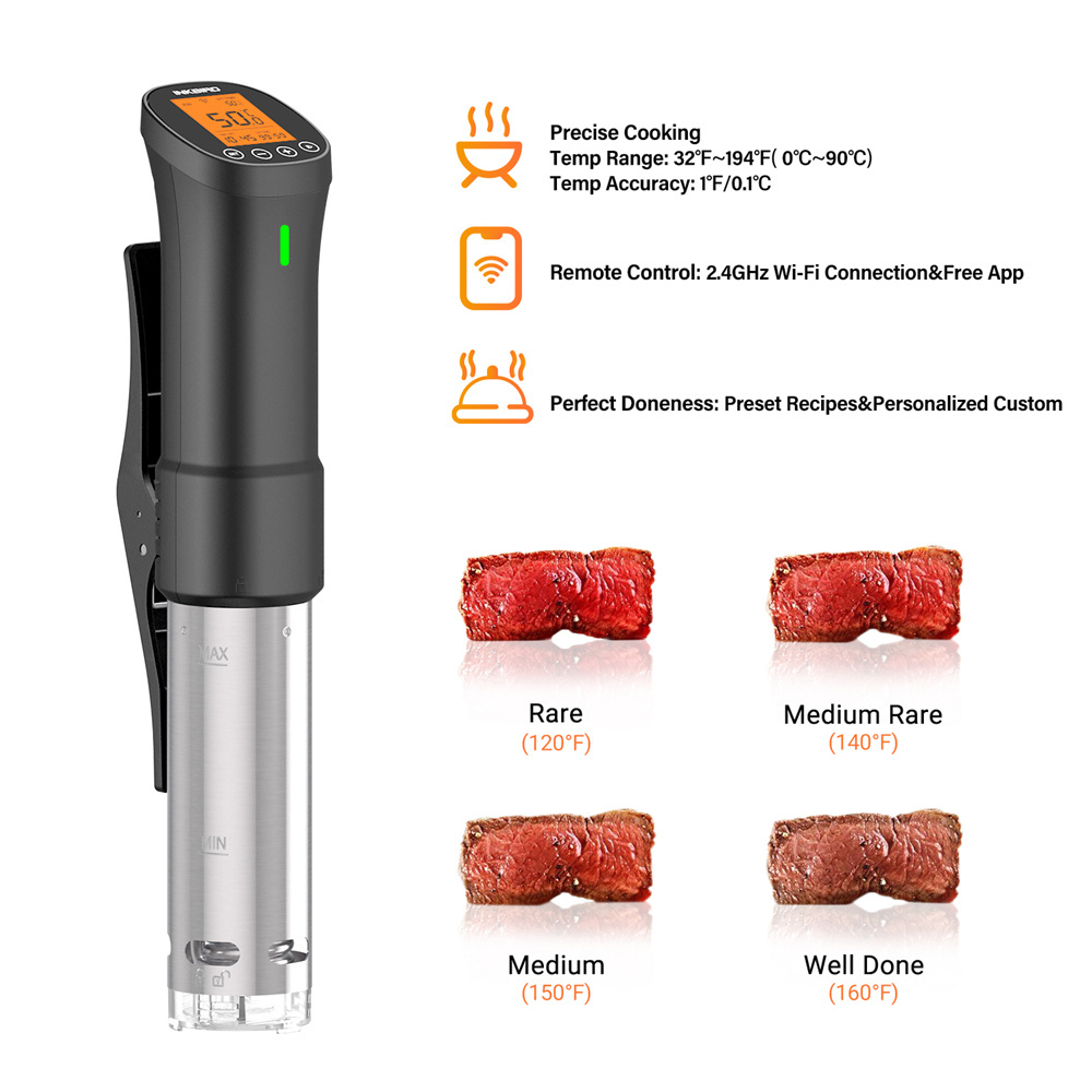 IKBIRD Culinary Sous Vide ISV- - Digital Sous Vide Precision Cooker บทวิจารณ์และราคา