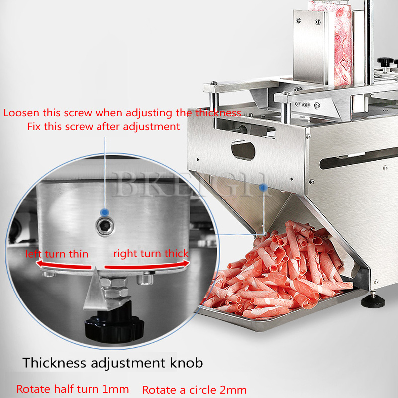 เครื่องหั่นเนื้ออัตโนมัติเต็มร - Automatic Meat Slicer Home บทวิจารณ์และราคา