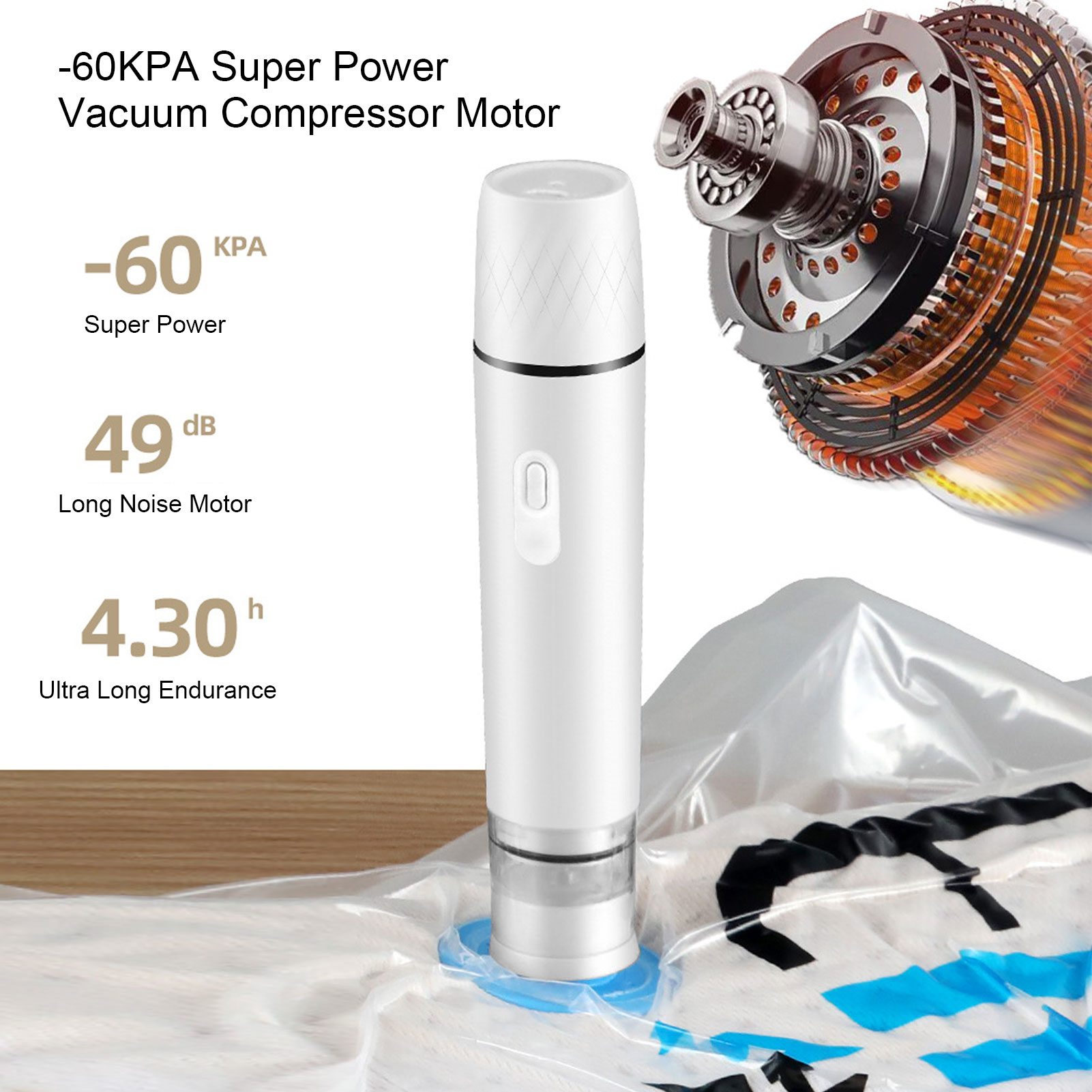 เครื่องปั๊มลมไฟฟ้าแบบมือถือสำห - Food Vacuum Sealer Machine บทวิจารณ์และราคา