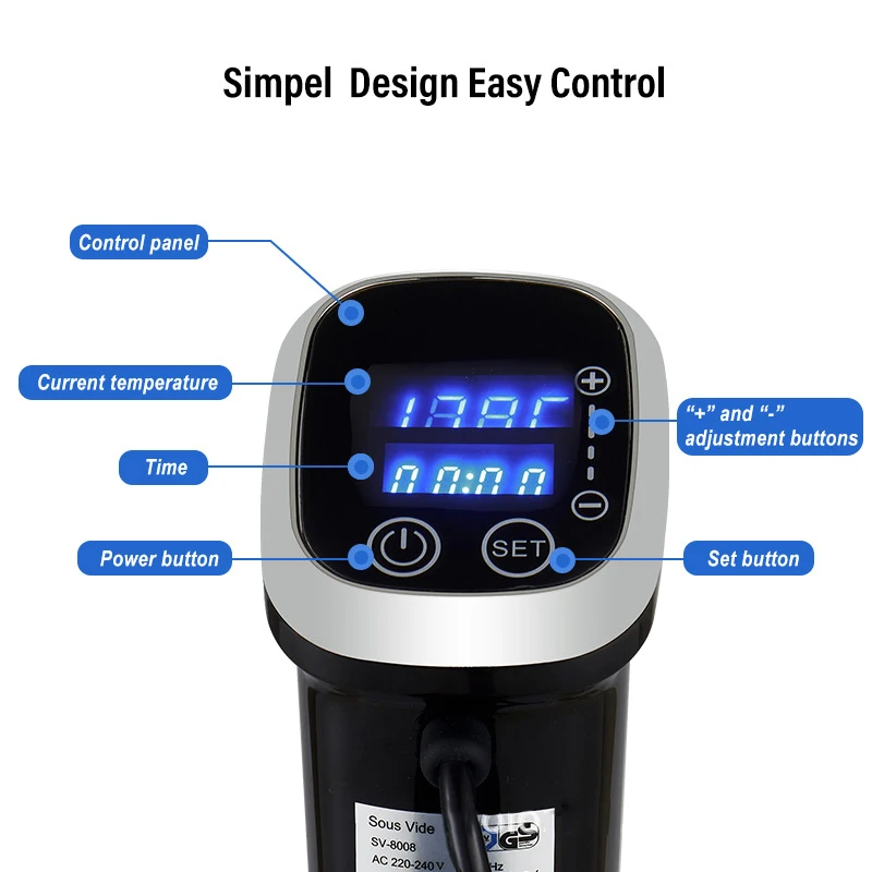 IPX7 กันน้ํา Sous Vide Precisi - Digital Sous Vide Precision Cooker บทวิจารณ์และราคา