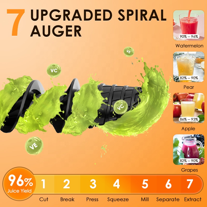 เครื่องสกัดน้ำผลไม้แบบมัลติฟัง - Electric Slow Juicer Cold Press บทวิจารณ์และราคา