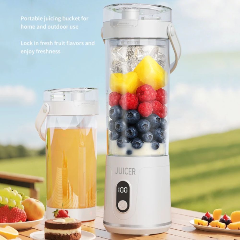 เครื่องปั่นแบบพกพาความจุ 600 ม - Portable Blender Usb Rechargeable บทวิจารณ์และราคา