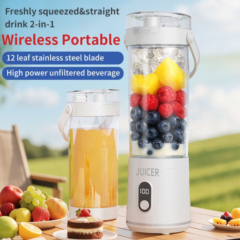 เครื่องปั่นแบบพกพาความจุ 600 ม - Portable Blender Usb Rechargeable บทวิจารณ์และราคา