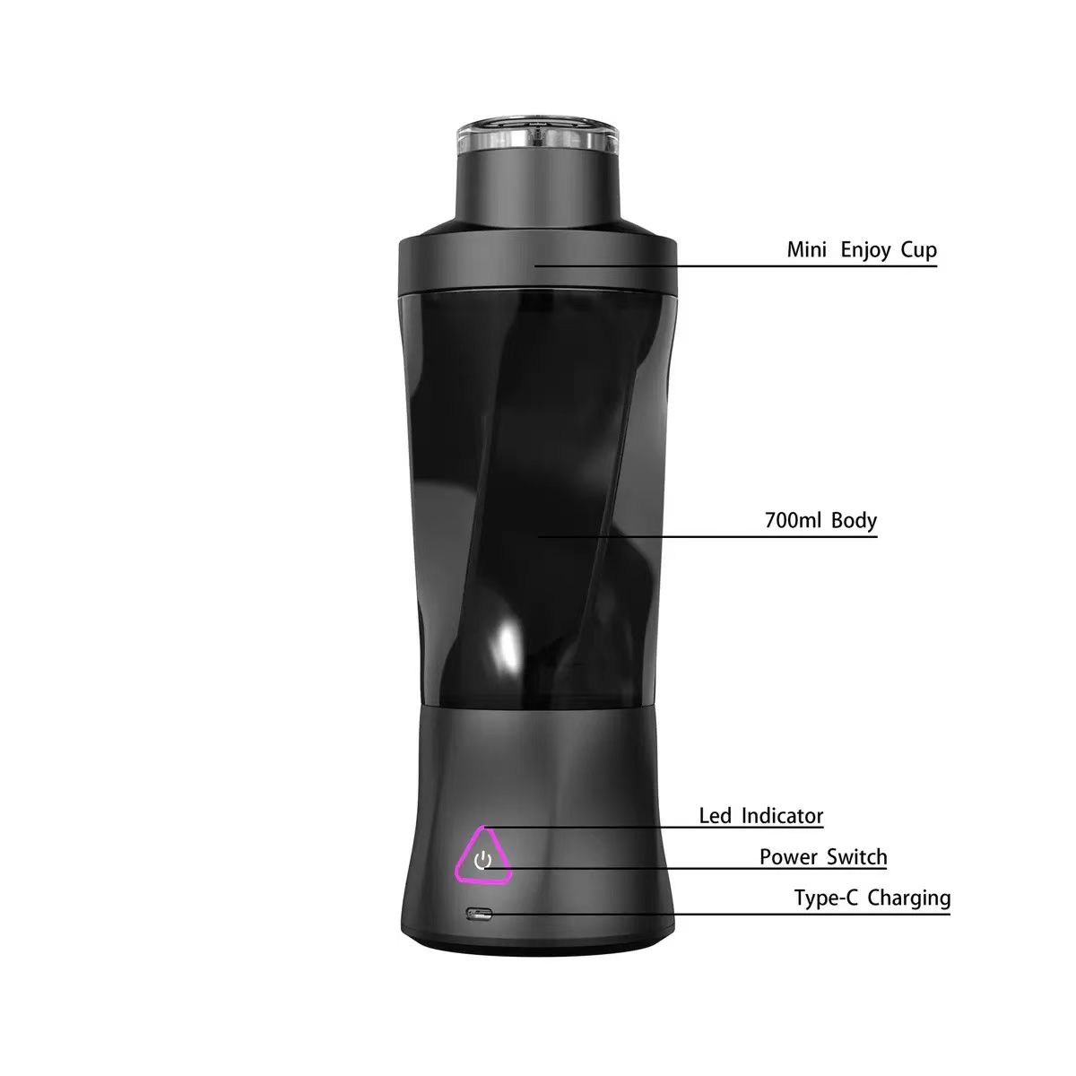 เครื่องปั่นน้ำผลไม้ไฟฟ้าแบบพกพ - Portable Blender Usb Rechargeable บทวิจารณ์และราคา