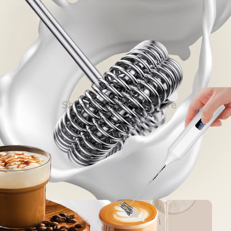 เครื่องตีฟองนมไร้สาย เครื่องปั - Electric Milk Frother Handheld บทวิจารณ์และราคา