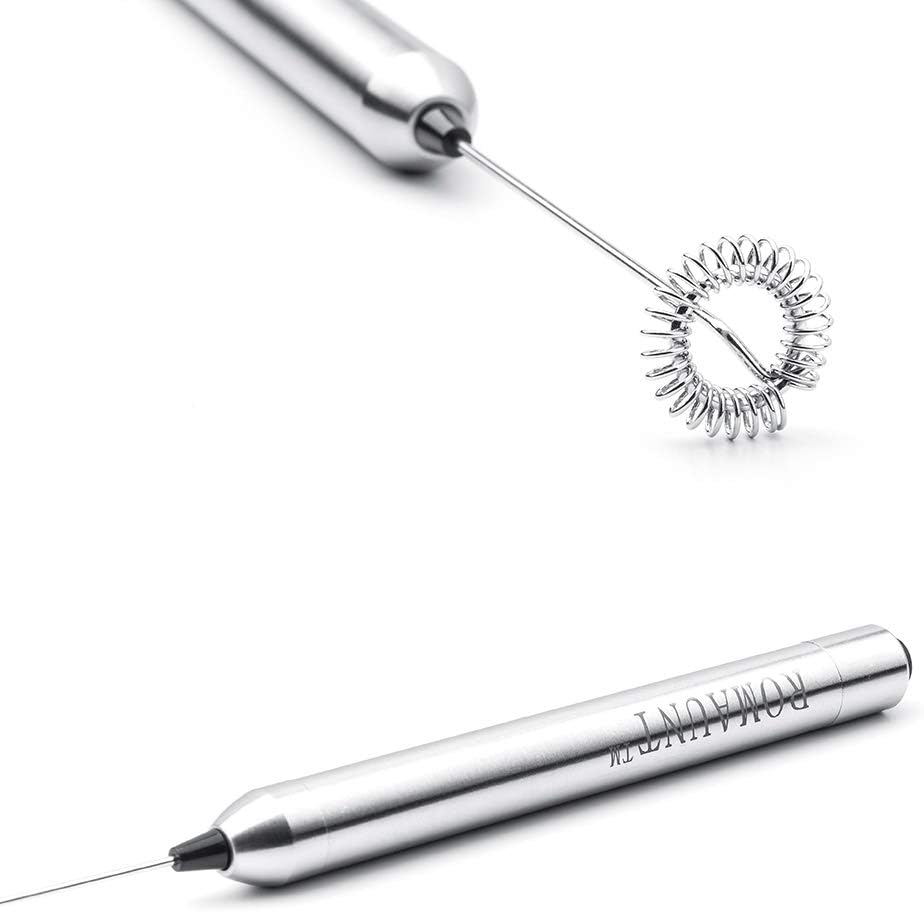 เครื่องตีฟองนมแบบมือถือ ใช้แบต - Electric Milk Frother Handheld บทวิจารณ์และราคา