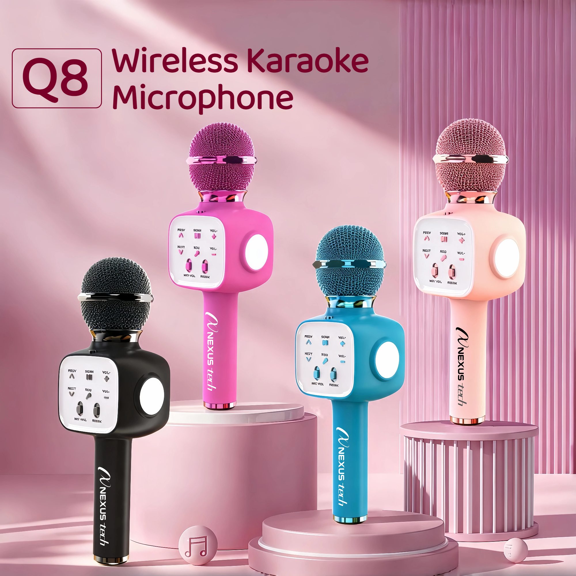 ไมโครโฟนคาราโอเกะไร้สายบลูทูธ  - Home Appliances บทวิจารณ์และราคา