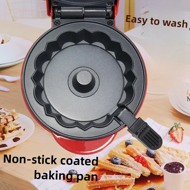 เครื่องทำอาหารเช้าที่บ้าน เครื - Mini Waffle Maker Machine บทวิจารณ์และราคา