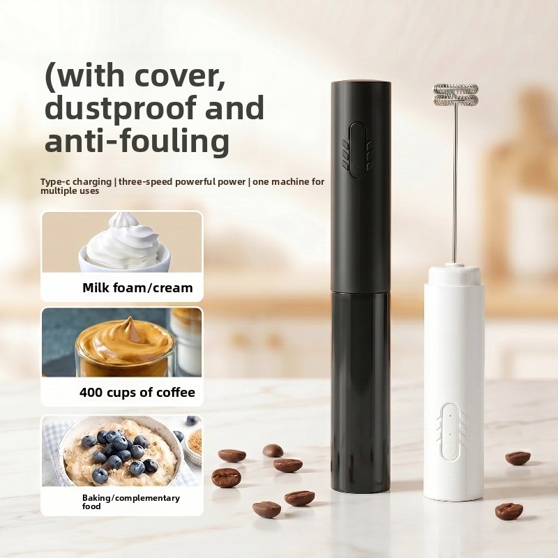 เครื่องตีฟองนมไฟฟ้าแบบพกพา เคร - Portable Blender Usb Rechargeable บทวิจารณ์และราคา