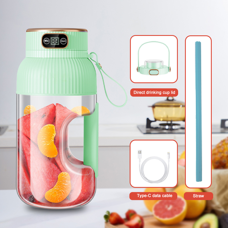 1000ML แบบพกพา Juicer เครื่องป - Immersion Hand Blender Set บทวิจารณ์และราคา