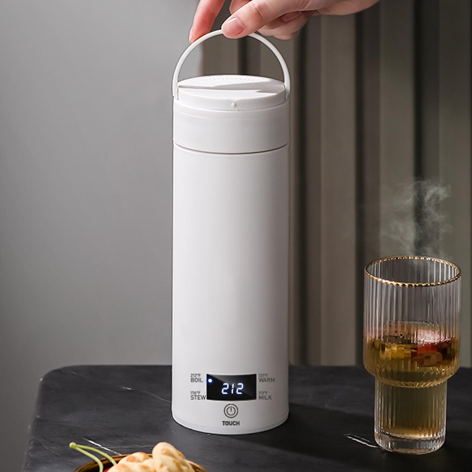 มินิแบบพกพาไฟฟ้ากาต้มน้ํา 450m - Electric Kettle Temperature Control บทวิจารณ์และราคา