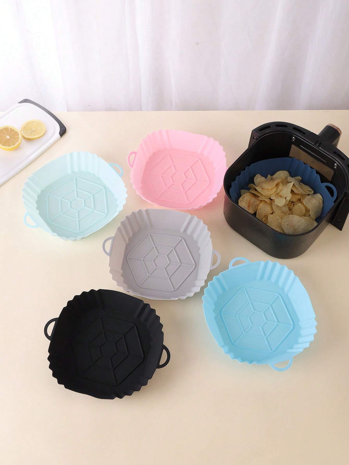 หม้อซิลิโคนสำหรับหม้อทอดไร้น้ำ - Air Fryer Silicone Pot Liner บทวิจารณ์และราคา