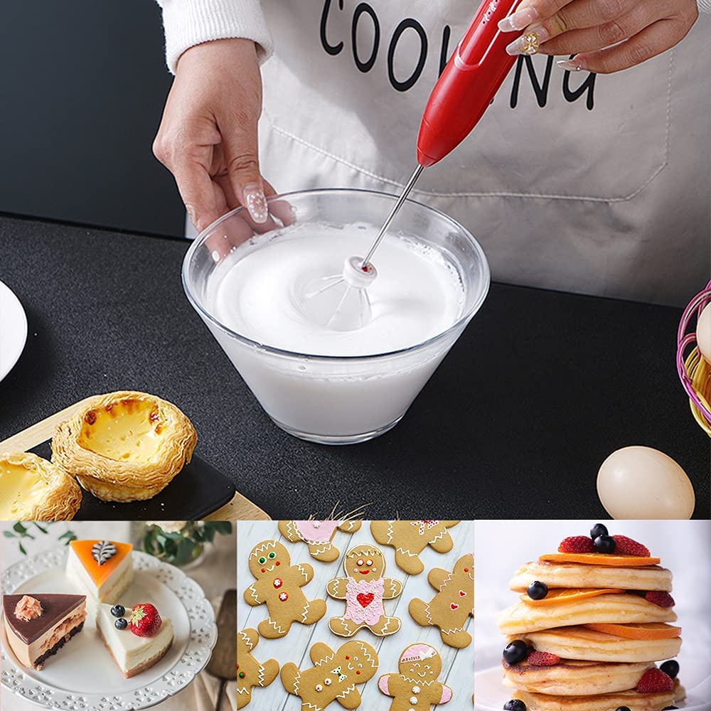 ABRE-เครื่องตีฟองนมไฟฟ้า,เครื่ - Electric Milk Frother Handheld บทวิจารณ์และราคา