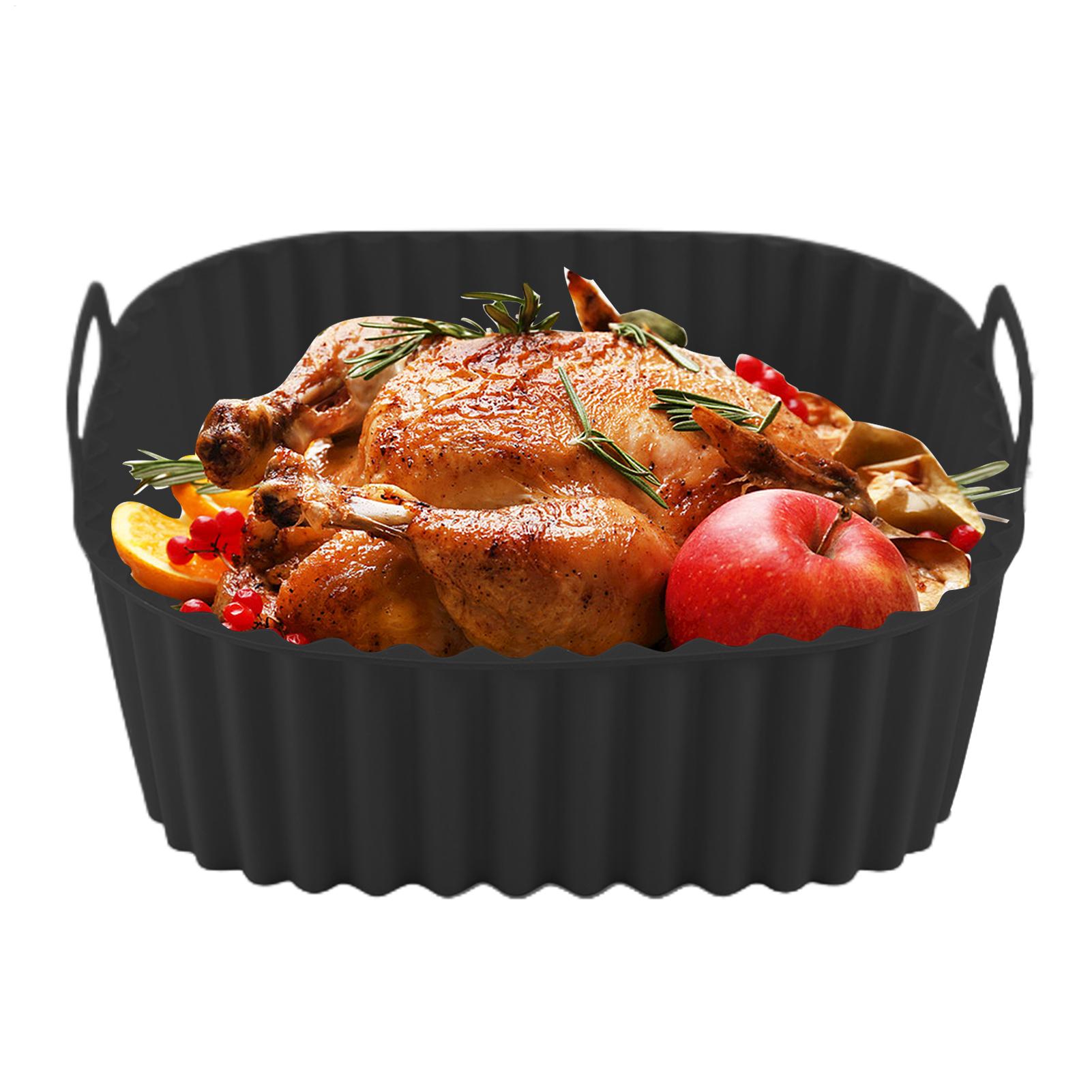 แผ่นรองซิลิโคนสำหรับหม้อทอดไร้ - Air Fryer Silicone Pot Liner บทวิจารณ์และราคา