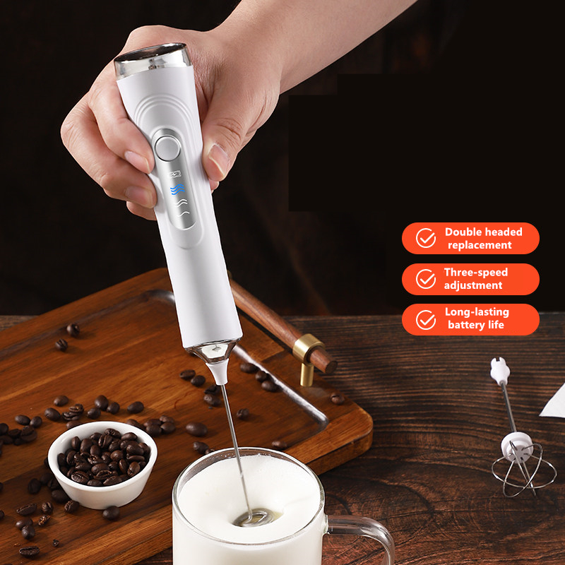 เครื่องตีฟองนมไฟฟ้าไร้สายและเค - Electric Milk Frother Handheld บทวิจารณ์และราคา