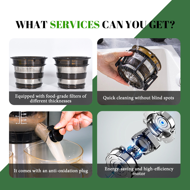 เครื่องคั้นน้ำผลไม้อัตโนมัติ เ - Electric Slow Juicer Cold Press บทวิจารณ์และราคา