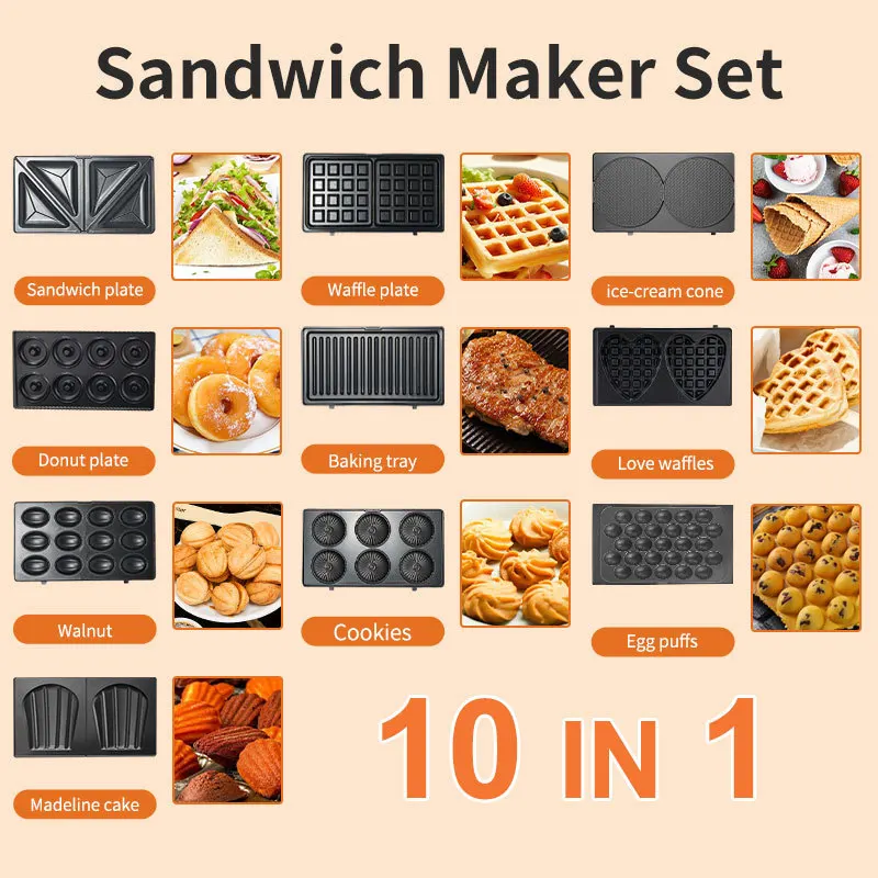 เครื่องใช้ไฟฟ้าในครัวเรือน 220 - Mini Waffle Maker Machine บทวิจารณ์และราคา