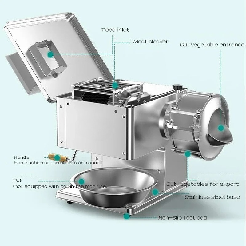 เครื่องหั่นเนื้อไฟฟ้า เครื่องบ - Automatic Meat Slicer Home บทวิจารณ์และราคา
