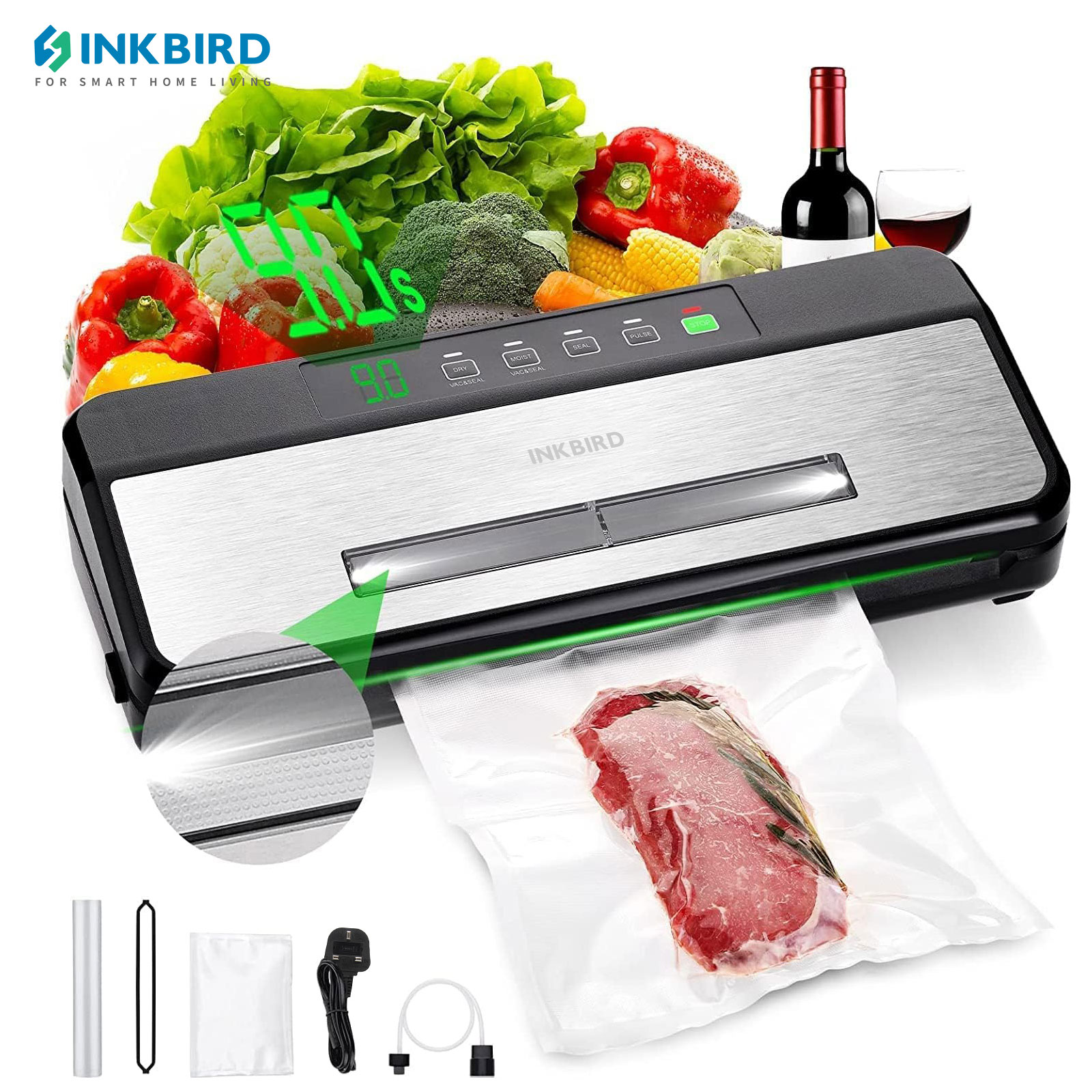 IKBIRD 3rd เครื่องซีลสูญญากาศ  - Food Vacuum Sealer Machine บทวิจารณ์และราคา
