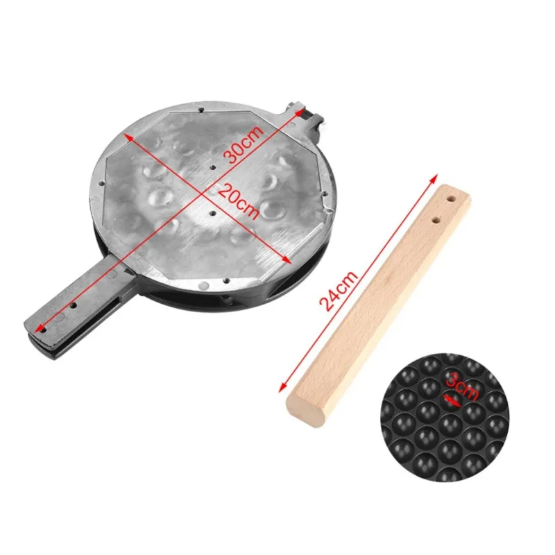 QQ เครื่องทําพัฟไข่บ้าน LPG แก - Mini Waffle Maker Machine บทวิจารณ์และราคา