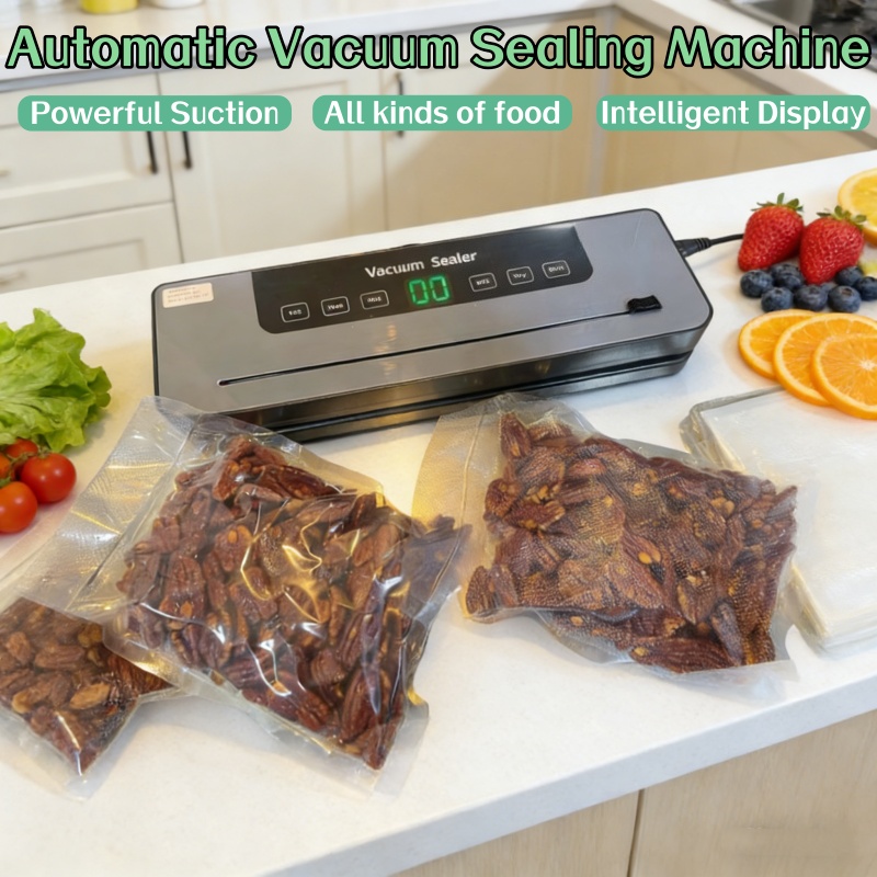เครื่องซีลสูญญากาศไฟฟ้าอัตโนมั - Food Vacuum Sealer Machine บทวิจารณ์และราคา
