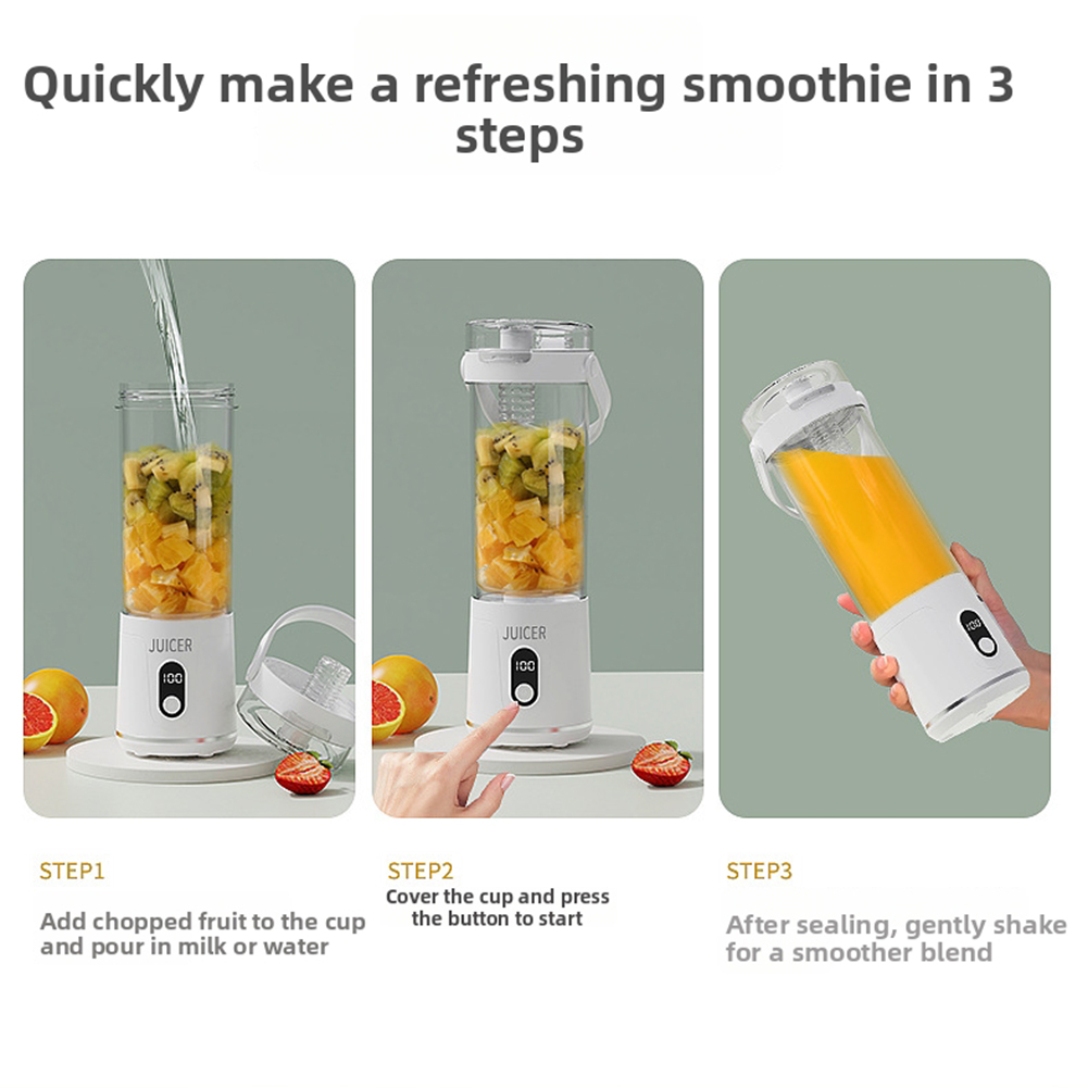 เครื่องปั่นแบบพกพา 600 มล. เคร - Portable Blender Usb Rechargeable บทวิจารณ์และราคา