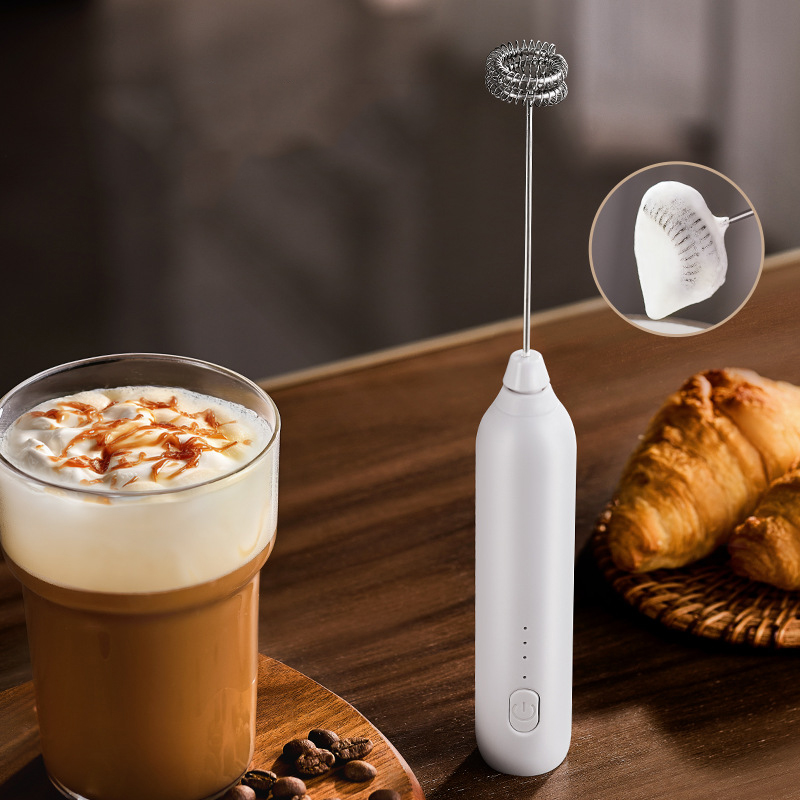 เครื่องตีฟองนมไฟฟ้าสำหรับทำกาแ - Electric Milk Frother Handheld บทวิจารณ์และราคา